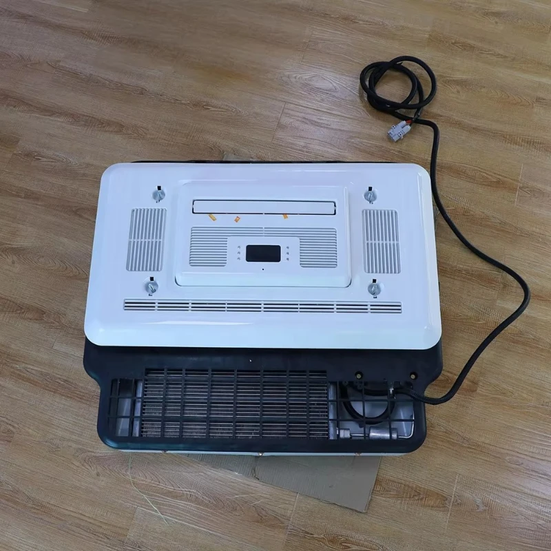 12V Battery AC System Cabin 24v Car RV Electric Roof Integrated Parking Truck Air Conditioning AC.161.102.01 RV Car AC Unit