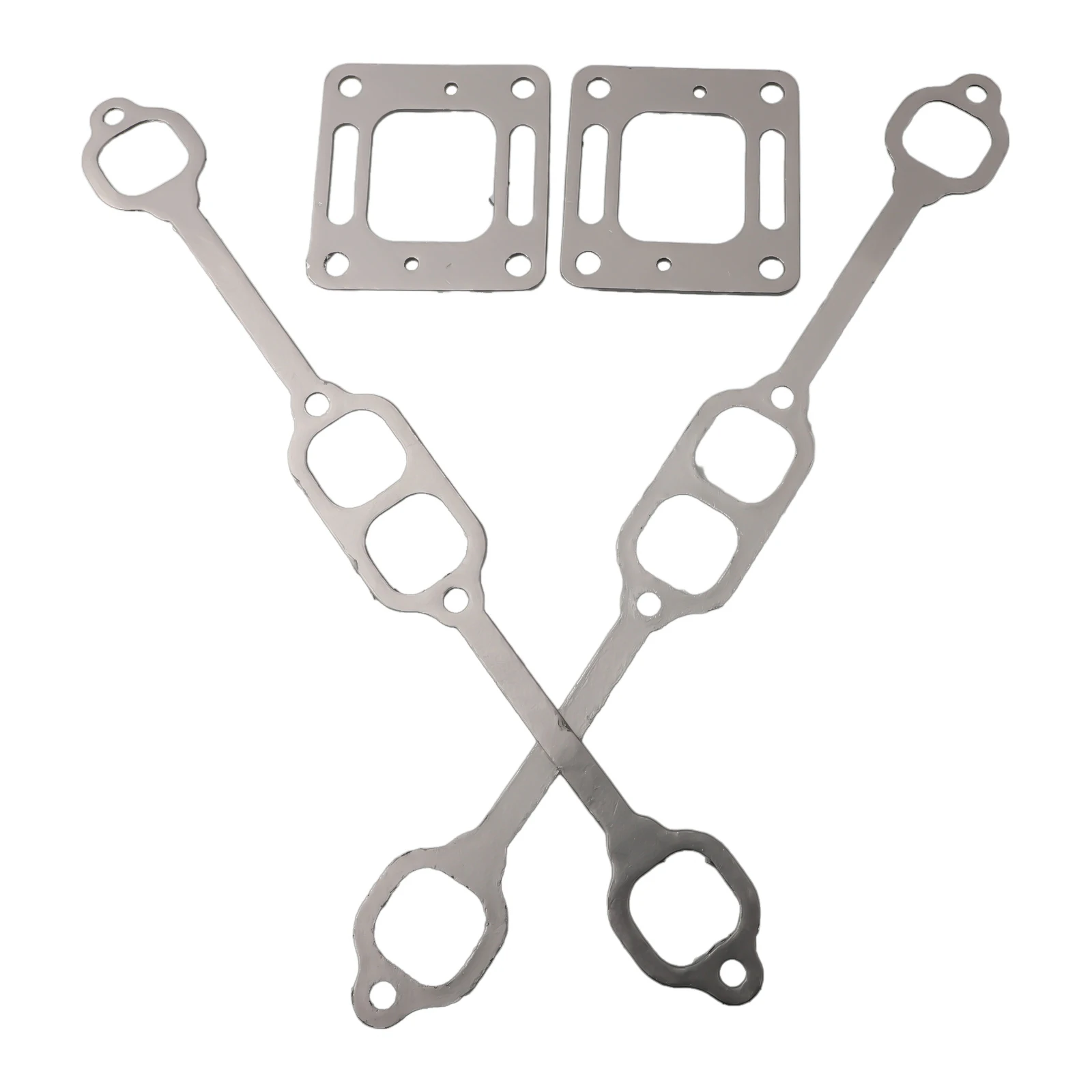 For /Exhaust /Gasket Kit Manifold Riser Block For Mercruiser 5.0 5.7 350 Mag V8 Engine Boat Parts Replacement Accessories