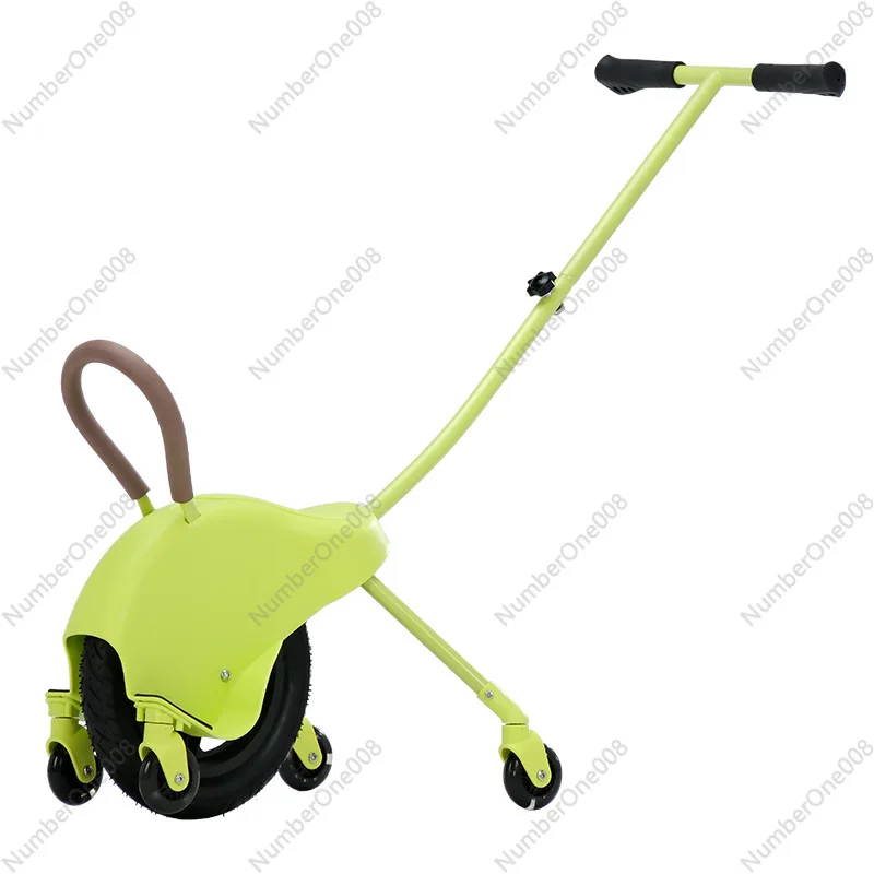 

Parent Child Unicycle with Training Wheels Seat Outdoor Camping Lightweight Kids Stroller Portable Walking Toy Car