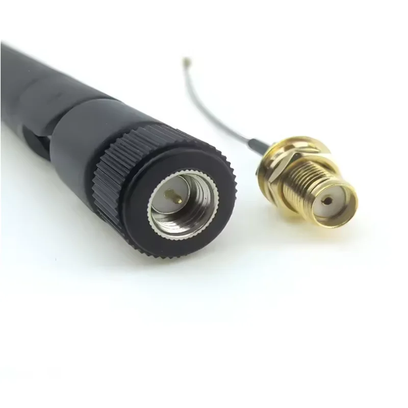 5/10PCS 2.4GHz WiFi Antenna Aerial RP-SMA Male wireless Router+ 17cm PCI U.FL IPX to RP SMA Male Pigtail Cable ESP32