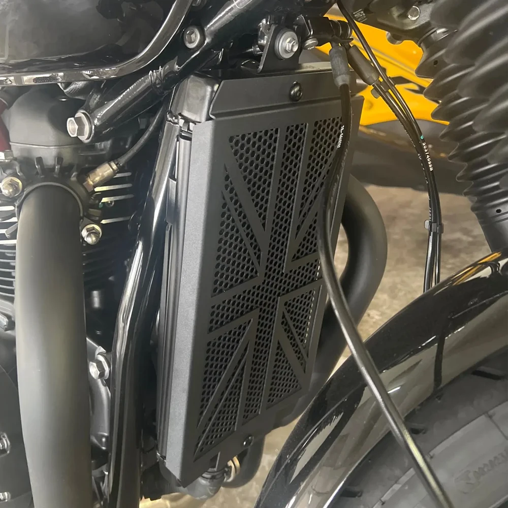 

Radiator Guard For Bonneville Bobber / Speedmaster Thruxton 1200 R/RS/TFC 2017- 2025 2026 Radiator Guard Grille Cover Protection