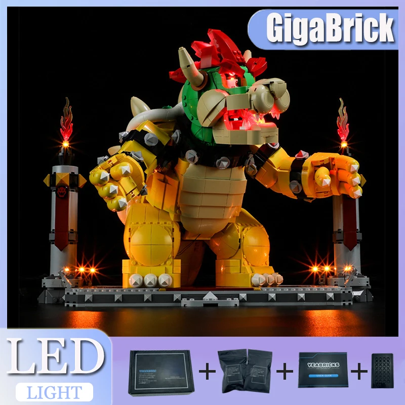 

DIY LED Light Kit For LEGO 71411 The Mighty Bowser (Only LED Light,Without Blocks Model)