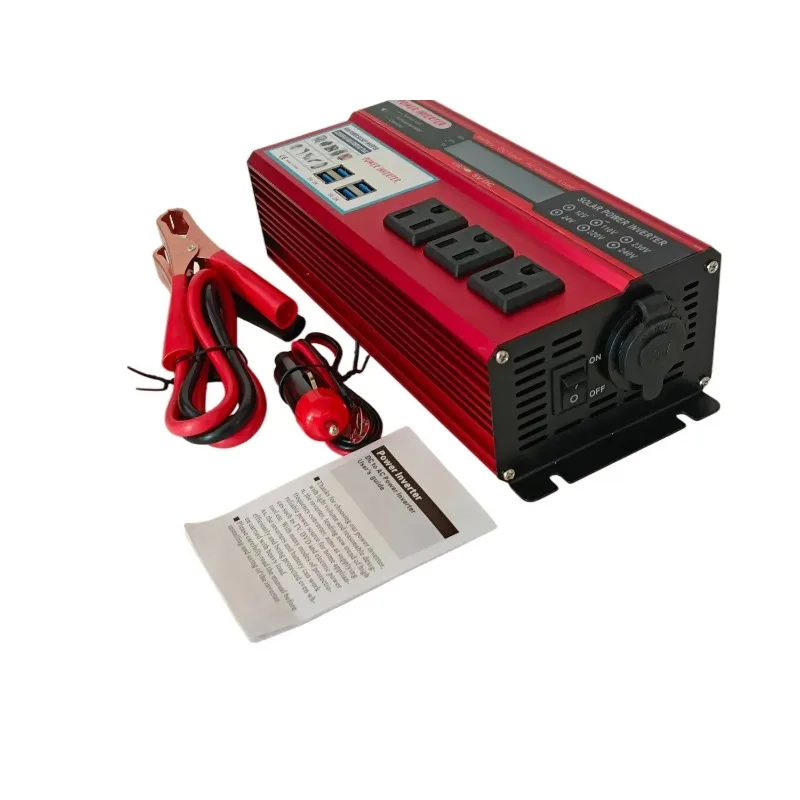

1000W Inverter 12V to 110V 3 sockets DC to AC Modified Sine Wave Inverter