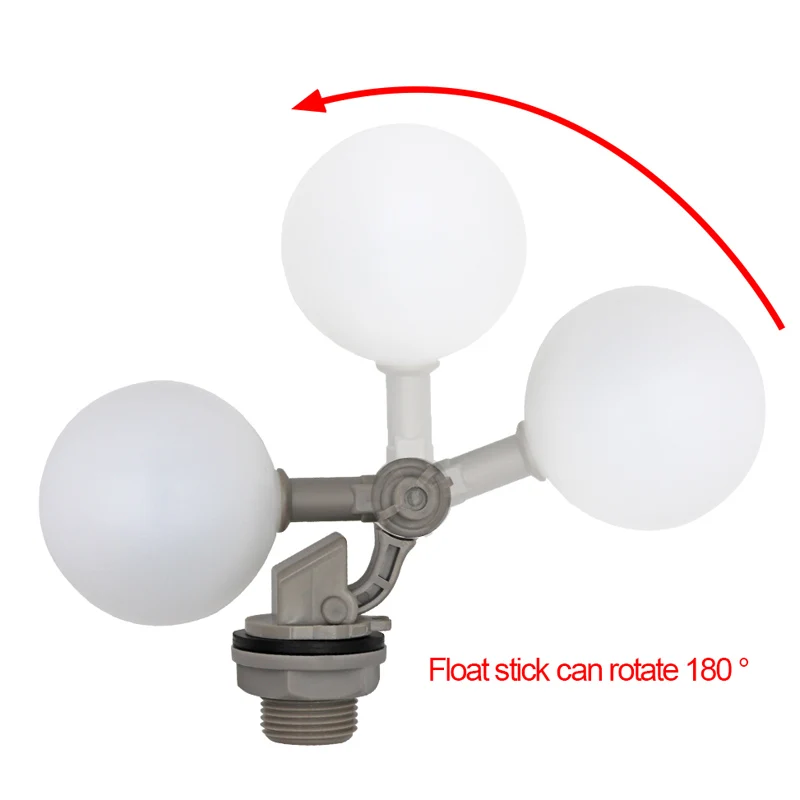 1PCS Float Ball Ventil 1/2 "of 3/4" Kunststoff Einstellbare Wasser Float Ball Ventil für Wasser Turm Wasser tank Vieh Wasser Trinker – Detail 7