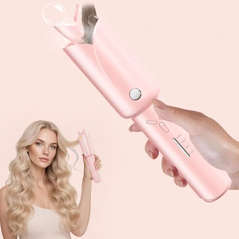 

Wireless Automatic Hair Curler 32Mm Large Wave Electric Hair Styler With Titanium Tourmaline Coating