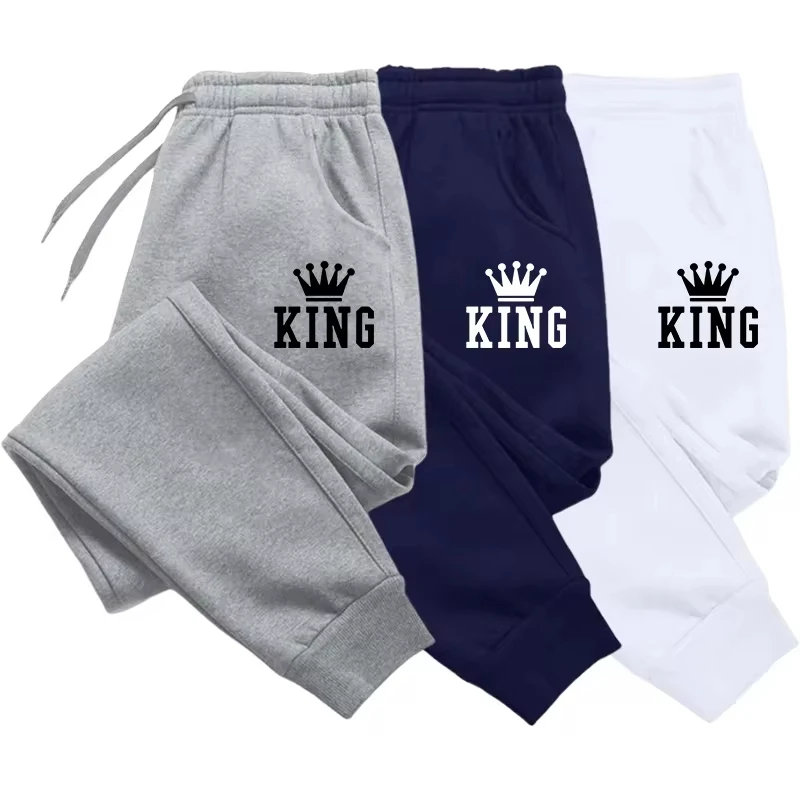 2024 New Men's Pants Spring and Autumn Men's Casual Pants Sports Jogging Sportswear Sports Pants Harajuku Street Print Pants