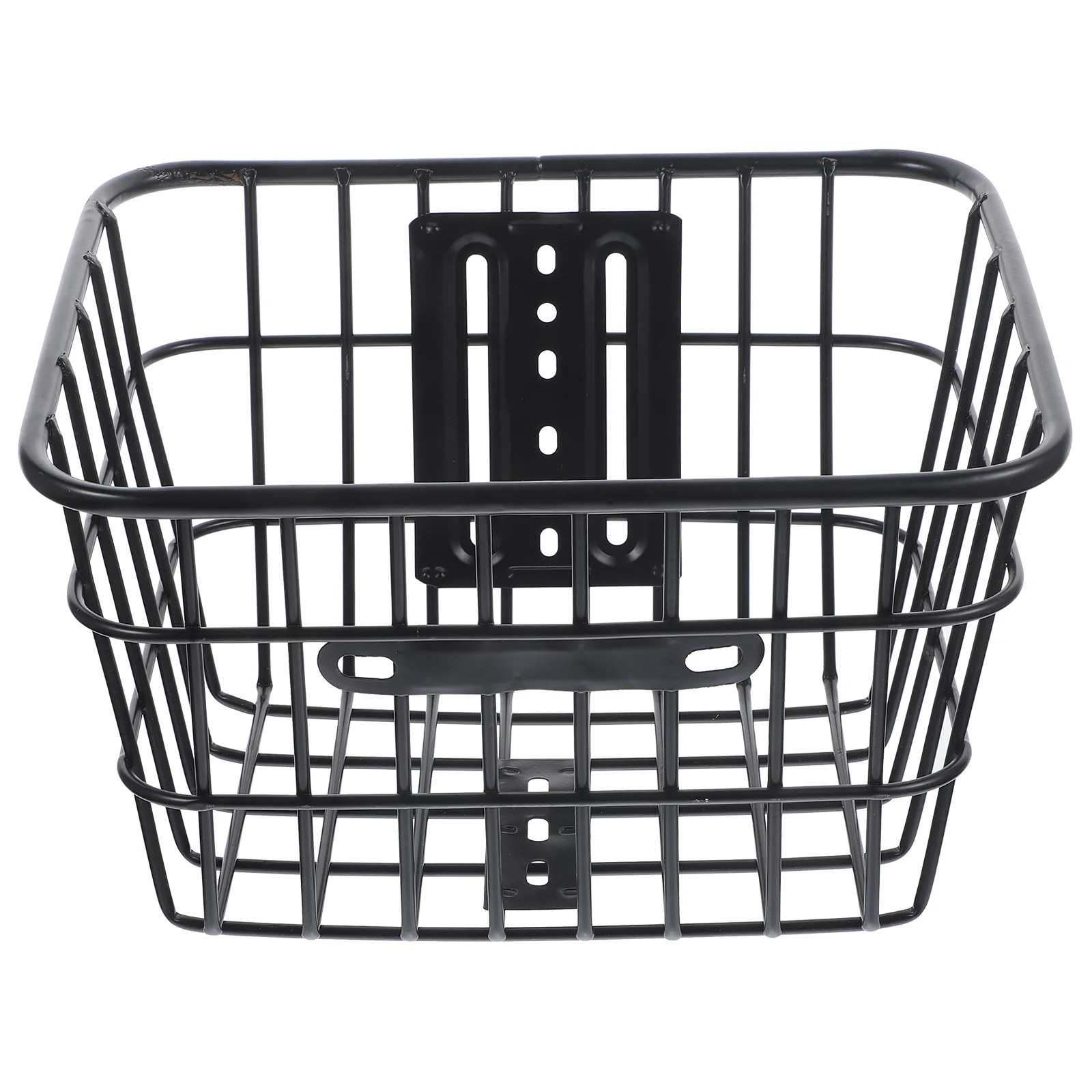 

Easy Installation Basket Bike Storage Convenient Container Iron Accessories Front Handlebar