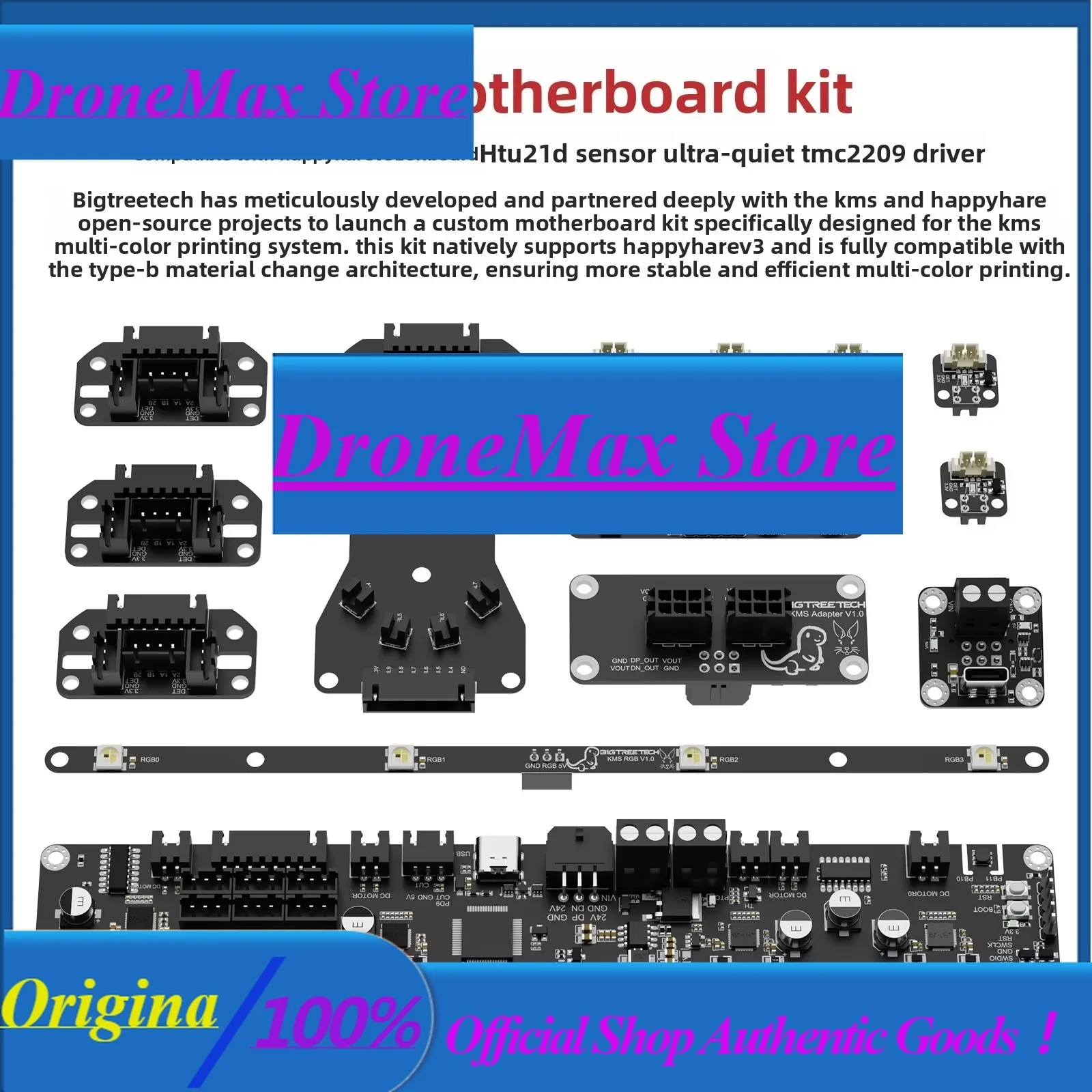 DroMaKMS Main Board Kit KMS Multi-color Main Board Happy Hare