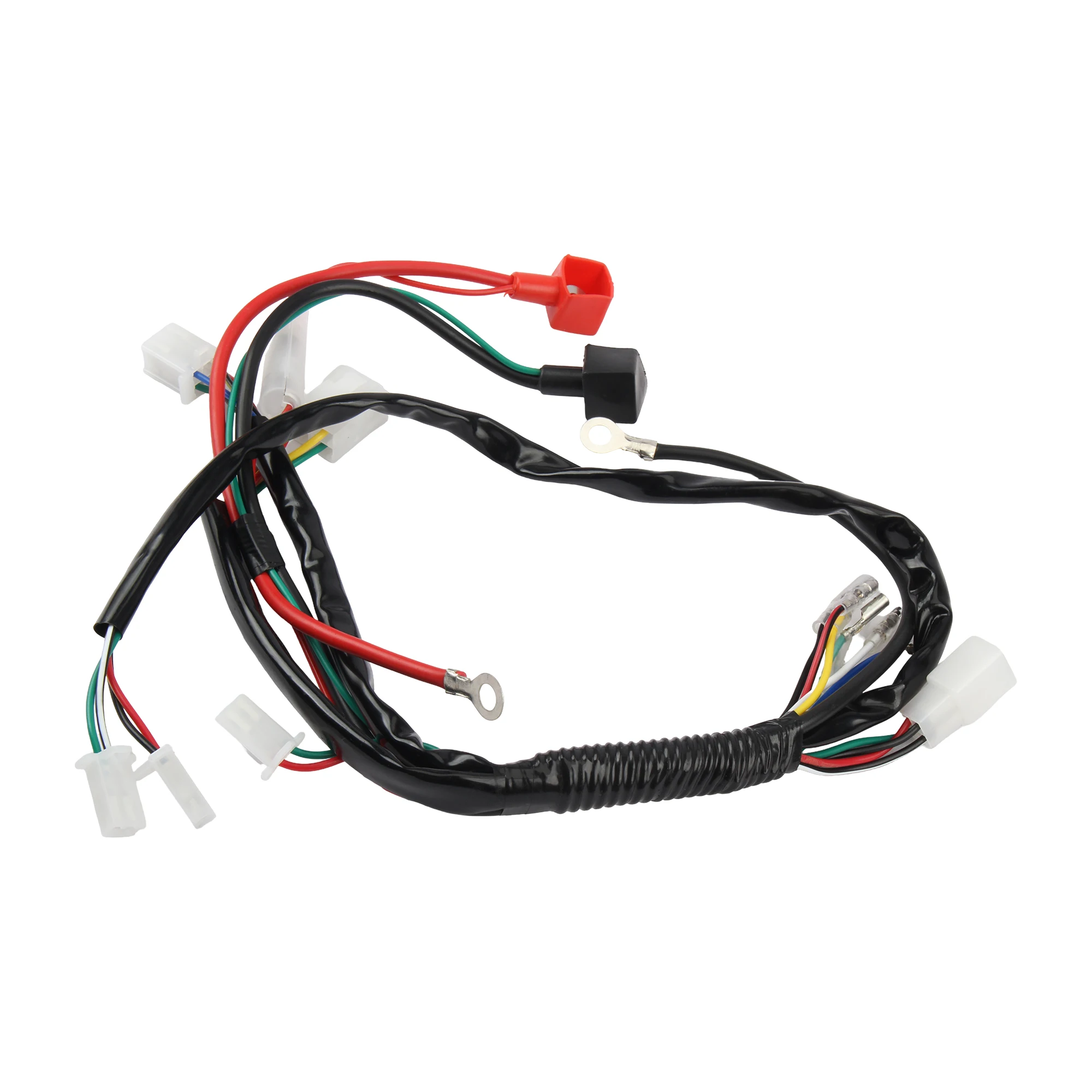 Motorrad-Elektro-Kabelbaum-Kit Zündspule Elektrisches Türschloss Gleichrichter Relais für 125cc-250cc ATV Go-Kart Dirt Bike – Detail 31