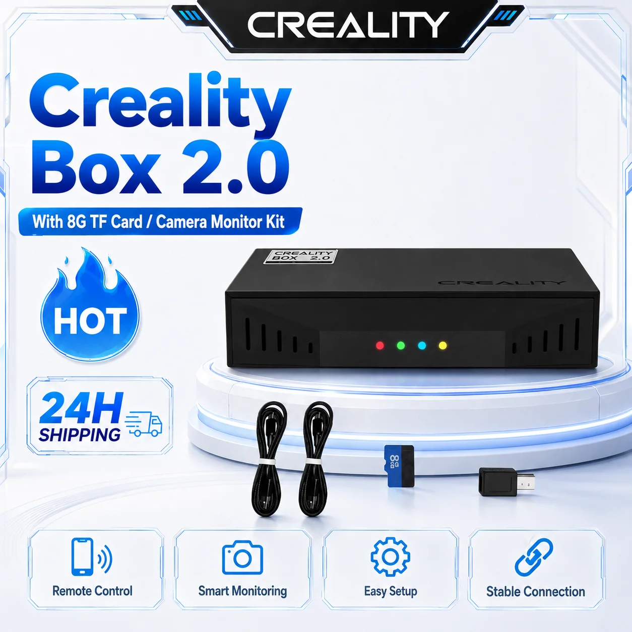 Timelapse Controller - Creality Wifi Box 2.0, Asistente Inteligente