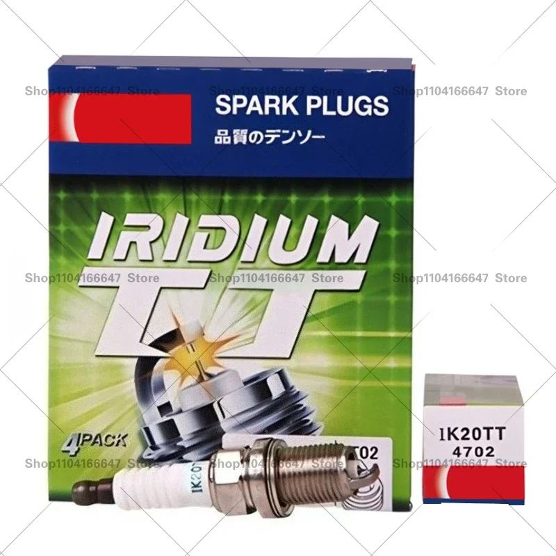

4pcs IK20TT 4702 Dual Iridium Spark Plug For Audi Chery VW Toyota Subaru Honda Lexus Seat Skoda Citroen Opel Peugeot IK20TT-4702