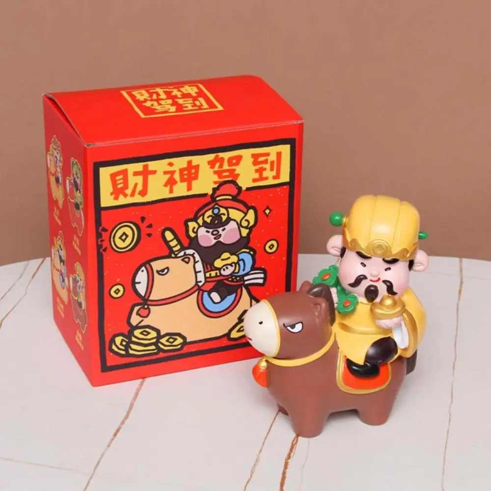 الراتنج 2026 الحصان سنة التماثيل سنة الحصان النمط الصيني إله الثروة تمثال الزخرفية زودياك الحصان التميمة #3