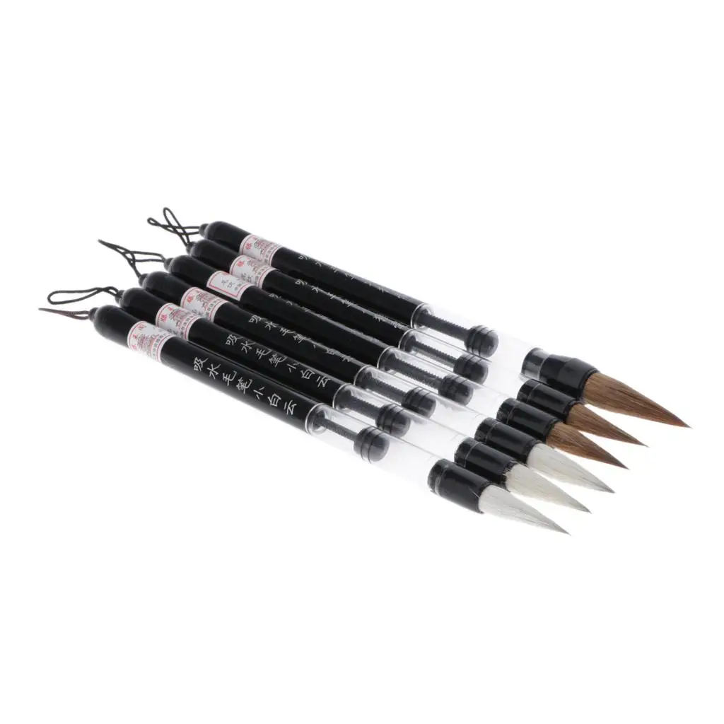 Stylos pinceaux de calligraphie chinoise, accessoires pour cheveux souples et flexibles