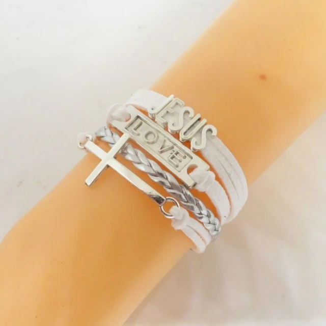 Love Jesus Bracelet Charm Vintage Jesus Wrap Bracelets For Women And Men Jewelry Gifts AliExpress 36