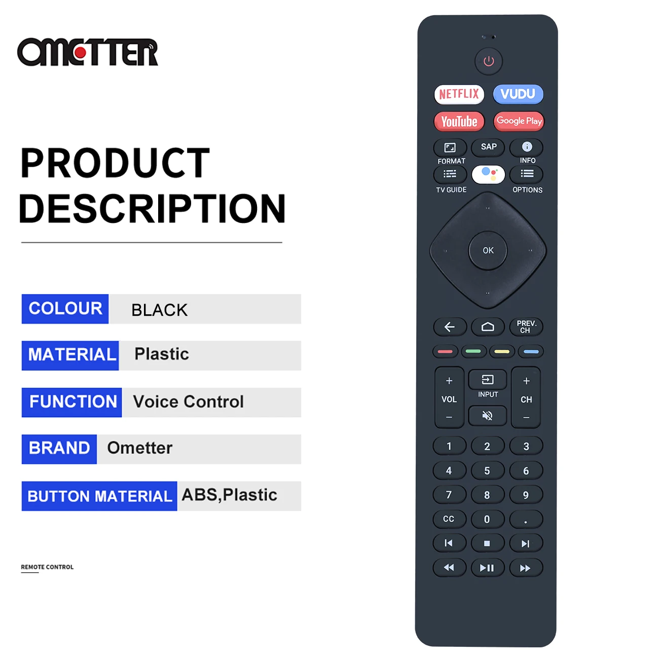 New RF402A-V14 Original Voice Remote Control for Philips Android Smart TV 43PFL5704/F7 50PFL5604/F7 65PFL5604/F7 75PFL5704/F7