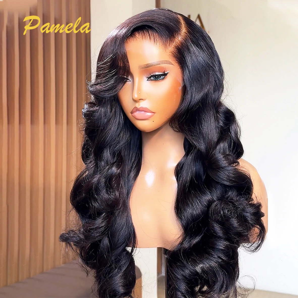 350 Density 6x6 HD Lace Closure Wig Loose Deep Wave Double Drawn 13X6 HD Lace Frontal Human Hair Wigs Ready To Go For Woman