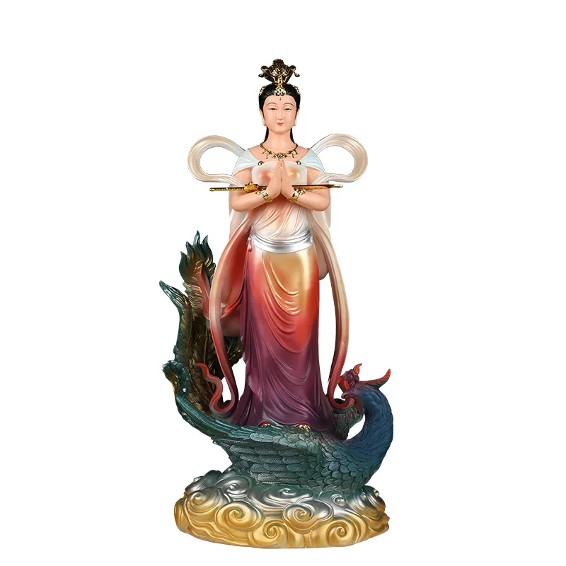 CXX Nine Heavens Statue Wuji Yuanjun Resin Household Offering Ornament