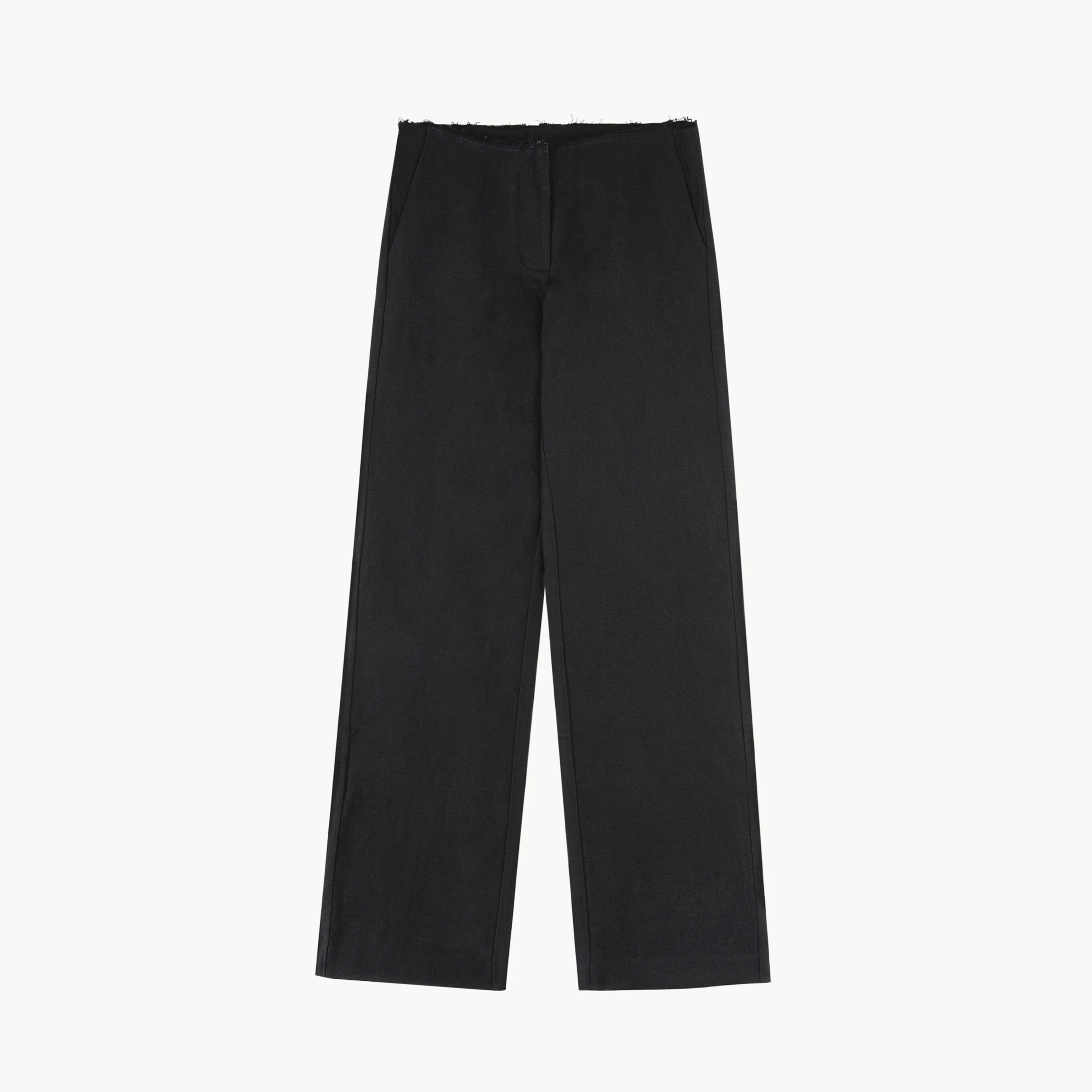 

Женские повседневные брюки Tfa6079 с декоративными завязками на талии, свободного прямого кроя, изо льна, для офиса и повседневной носки