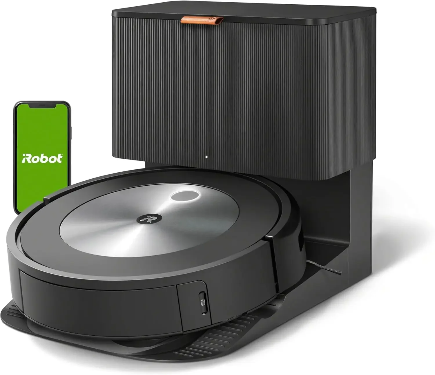 iRobot Roomba j7+ (7550) Self-Emptying Robot Vacuum – Uses PrecisionVision Navigation to Identify & Avoid Objects Like Socks, Sh