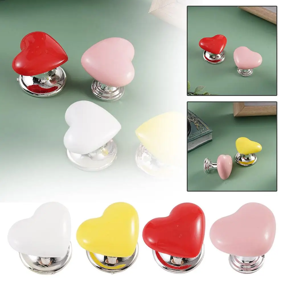 

Heart Shape Toilet Presser Love Toilet Press Button Bathroom Water Buttons Push Switch Bathing Room Decor Nail Protector