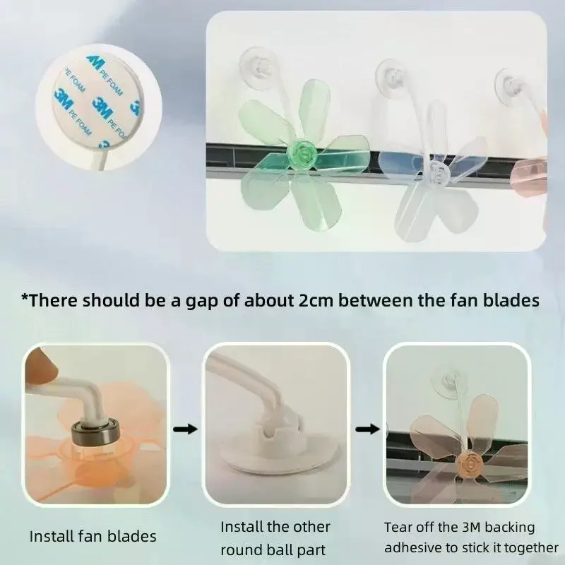 Suction Cup Air Conditioner Wind Shield 3Pcs Anti Direct Blowing AC Exhaust Fan Wind Deflector for Bedroom Use