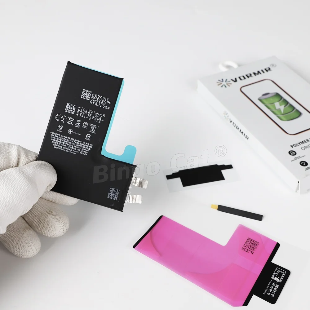 5pc Without BMS Flex ORI Capacity Battery For Spot-Welding For iPhone 11 12 13 14 15 16 17 Mini Pro Battery Cell Replacement