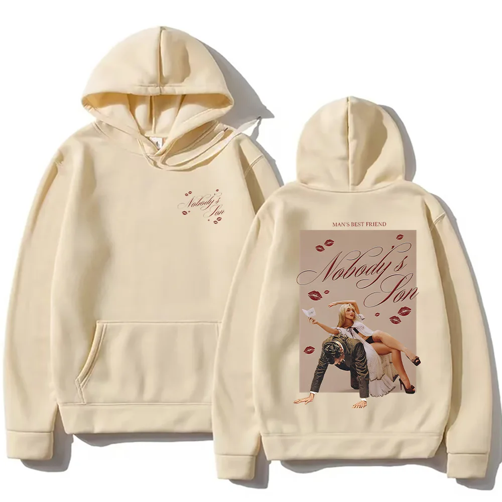 

New Fashion Sabrina Carpenter Hoodies Sabrina Carpenter Nobody's Son Print Pullovers Women Men Long Sleeve Sweatshirts Clothes