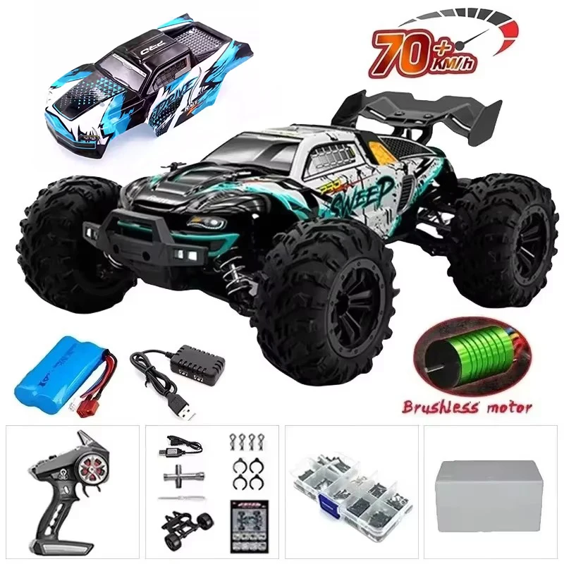 Christmas Gift 1:16 70Km/h or 50Km/h Four-wheel Drive RC Car Remote Control Car High Speed Drift Racing Car Adult Children Toys