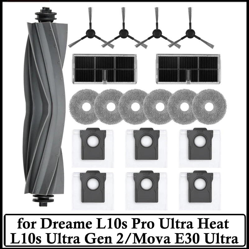 Accessoires pour aspirateur Robot Dreame L10s Pro Ultra Heat / L10s Ultra Gen 2, pièces pour aspirateur Robot Mova E30 Ultra / X30 Ultra