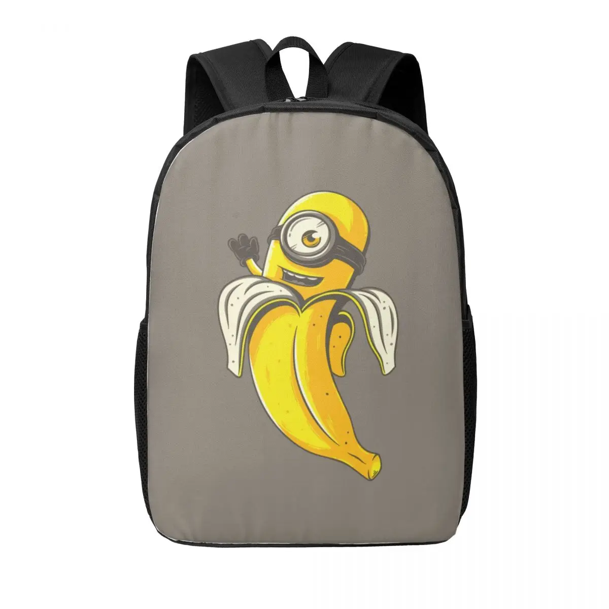 Custom Minions Anime Cartoon Banana Backpacks Women Men Fashion Bookbag for College School Bags