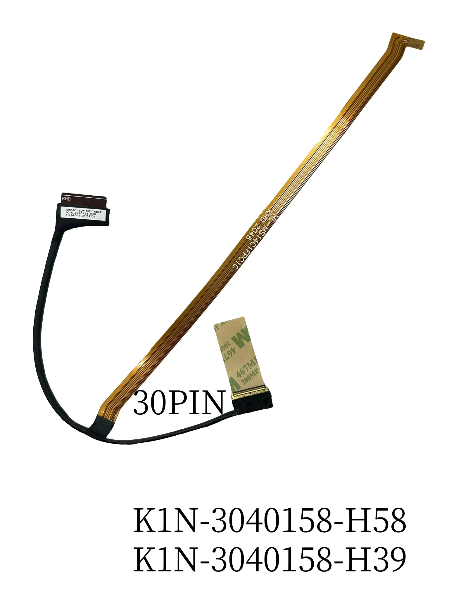 

For MSI/MSI MS14C1 MS-14D1 MS-14DK Screen Cable K1N-3040158-H58 H39 For Wholesale