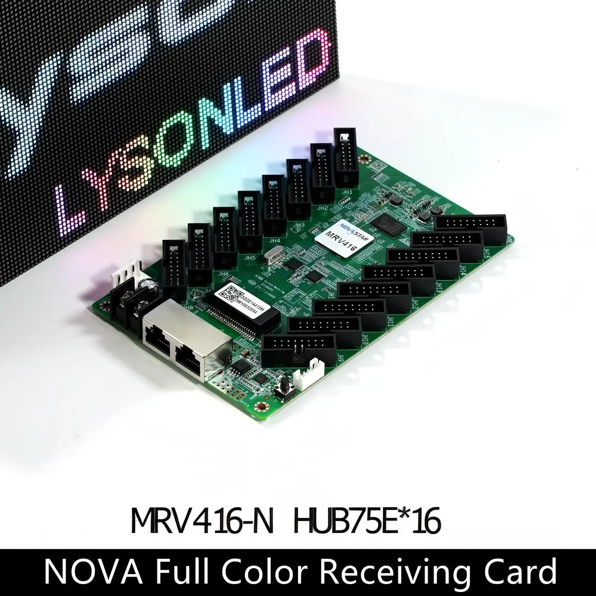 Novastar MRV208-1 MRV412 MRV416 Sabit Kiralık LED Video Ekranı için Kapalı Dış Mekan Tam Renkli Alıcı Kartı