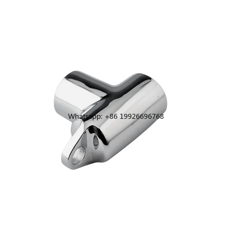 

316 Stainless Steel Marine Hardware Boating Accessories 90 Degree Tee Rail Connector with Eye End Manufacturer