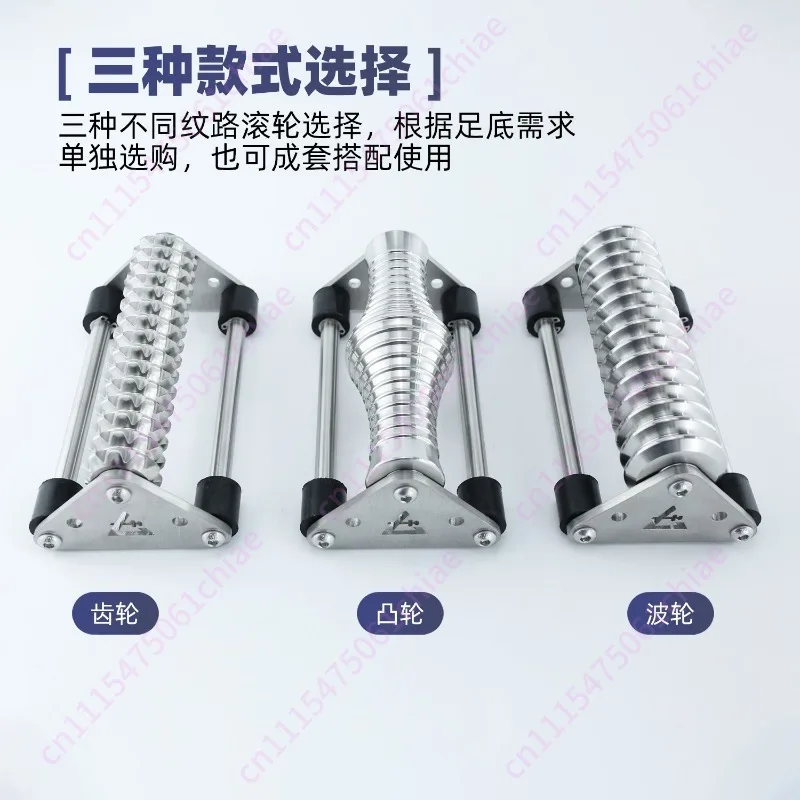 Stainless steel foot massage wheel sole tendons dredge roller trainer multi-functional foot massage roller