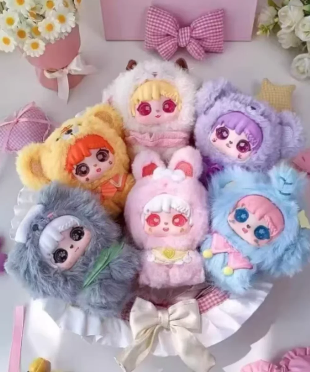 Voor Sanmi Konijn Kleine Schat Hand In Hand Serie Blind Box Rugzak Kawaii Pop Hanger Sleutelhanger Decoratie Mysterieuze Box G