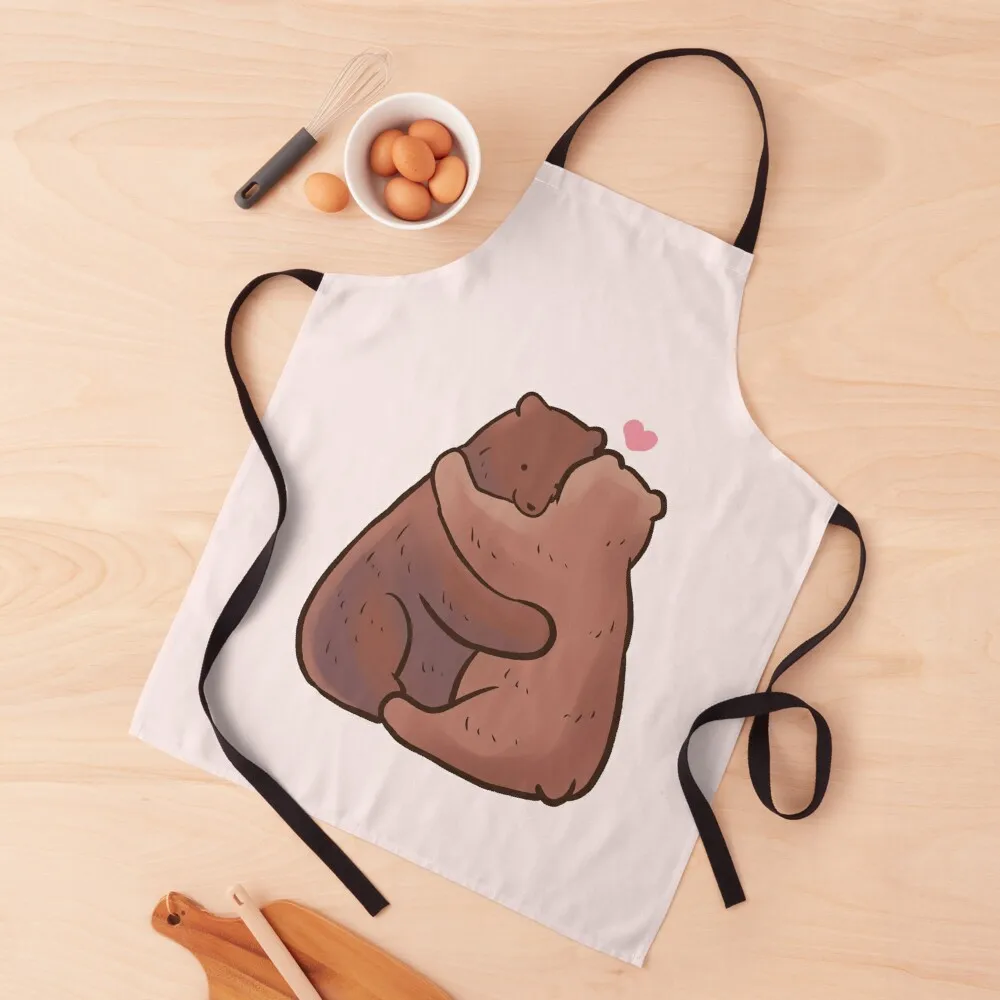 

grizzly bear hug Apron women's kitchens Household Items Kitchen Apron