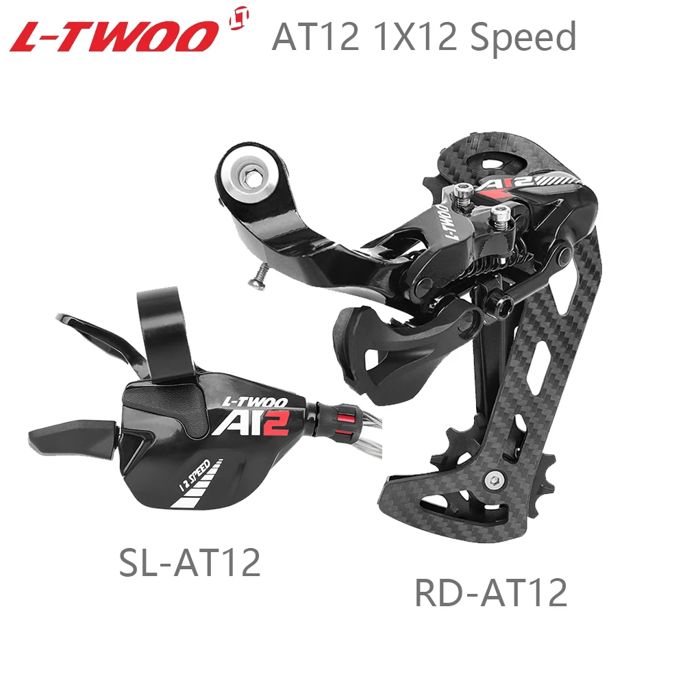 LTWOO AT12 1X12 Speed Derailleurs SL-AT12 Right Shifter Lever RD-AT12 Carbon Fibre Rear Derailleur For MTB Bike Parts