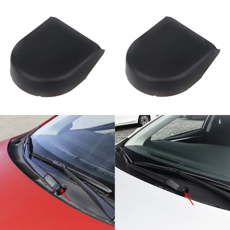 2/4pcs Front Windscreen Wiper Arm Nut Cap Bolt Cover For Toyota Corolla E150 E160 Verso Yaris Auris OE# 8529213010 Car Accessori