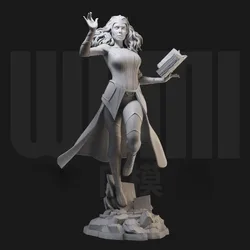 1/24 75mm Scale Resin Figure Model Kit Fantasy GK Miniature Magic Witch Unassembled and Unpainted Free Shipping