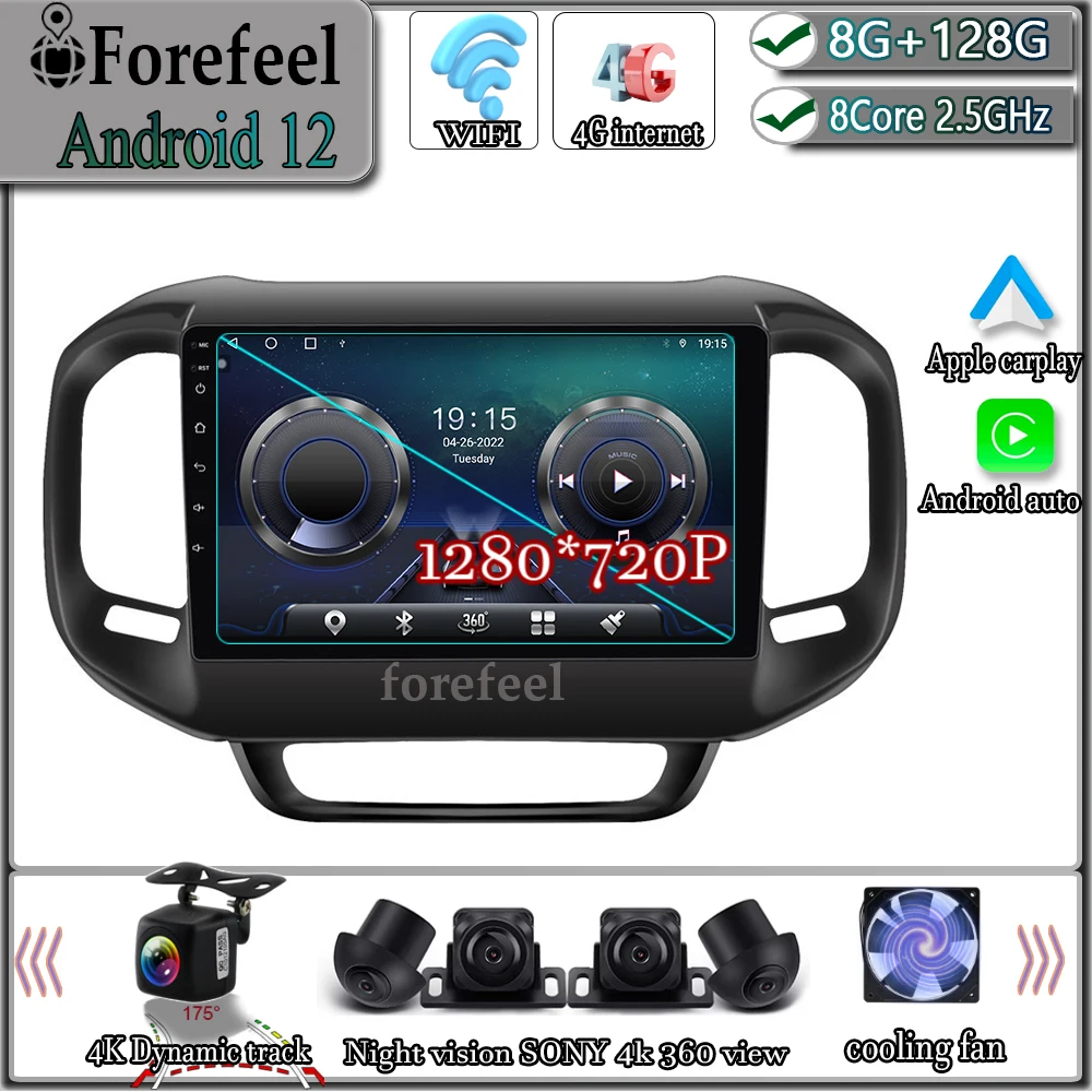 

Android 12 For FIAT Toro 2017-2021 Autoradio Multimedia Video Navigation Monitor Screen TV Car GPS Bluetooth Carplay Radio DSP