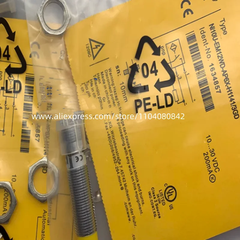 

3PCS New Proximity switch NI10U-EM12WD-AP6X-H1141/3GD NI10U-EM12WD-AN6X-H1141/3GD
