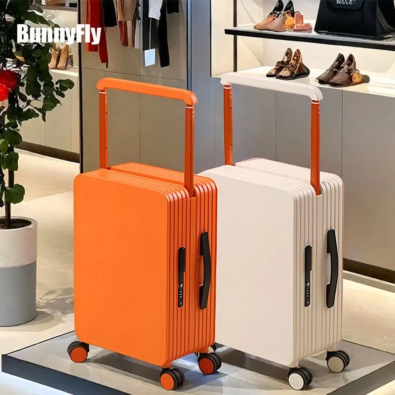 バニーフライ ラゲージ トレンディ ワイド トロリー スピナー アウトドア 大容量 トラベル スーツケース ラゲージ ユニバーサルホイール キャリーオン スーツケース