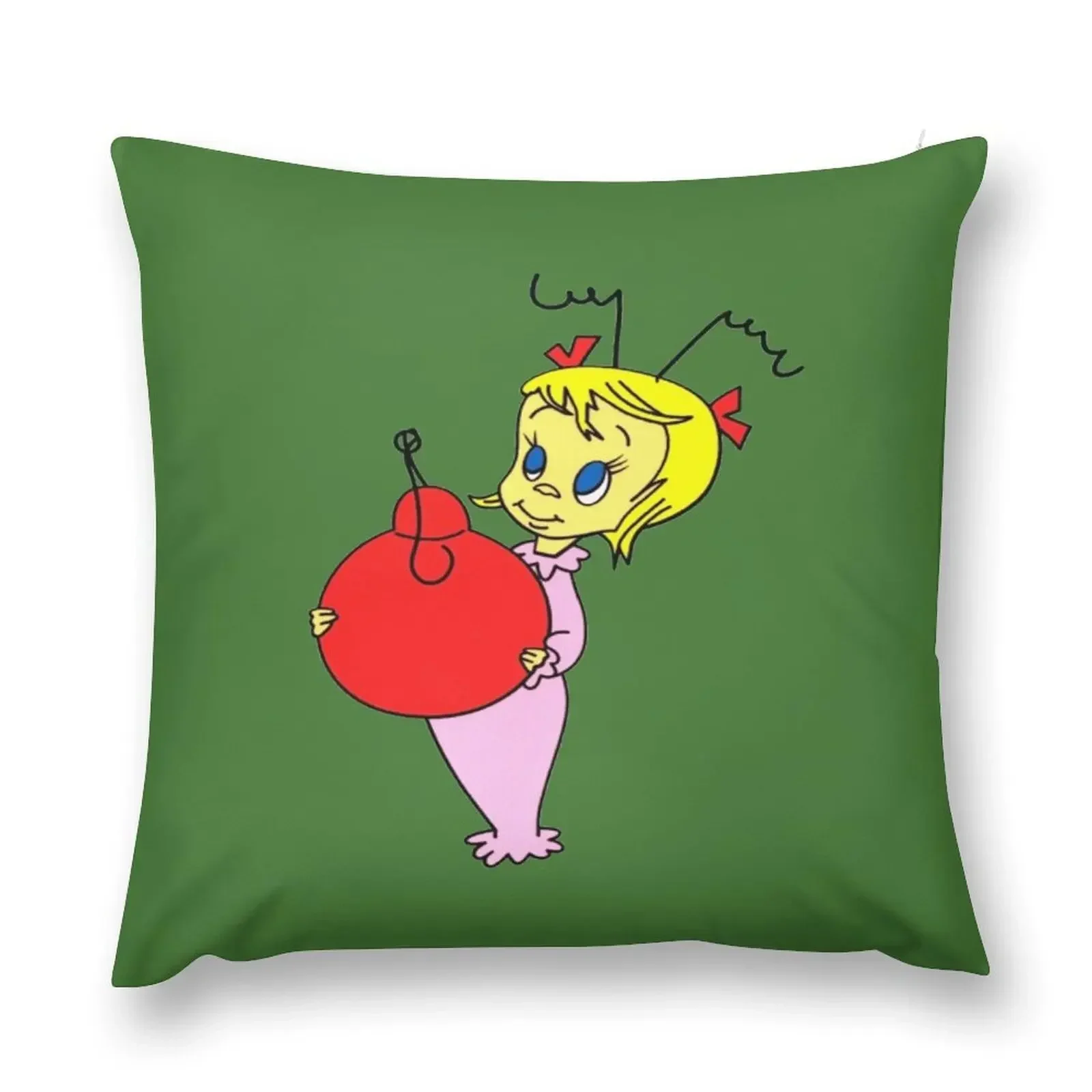 

Cindy Lou Who Throw Pillow Cushion Cover Set Decorative Cushion pillow