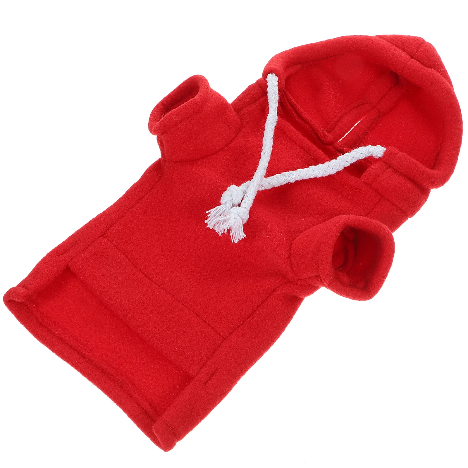 سترة بقلنسوة للحيوانات الأليفة قابلة للتنفس للحيوانات الصغيرة، ملابس ناعمة دافئة من الصوف مناسبة للأنشطة الخارجية والمشي اليومي والحفلات الاحتفالية اللطيفة #2