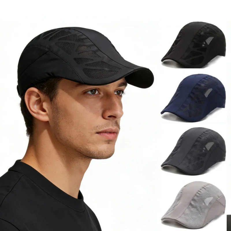 

Summer Breathable Mesh Quick Dry Runing Hat Sunhat Anti-UV Sports Golf Baseball Caps Sunshade Running Beret Caps Fishing Visors