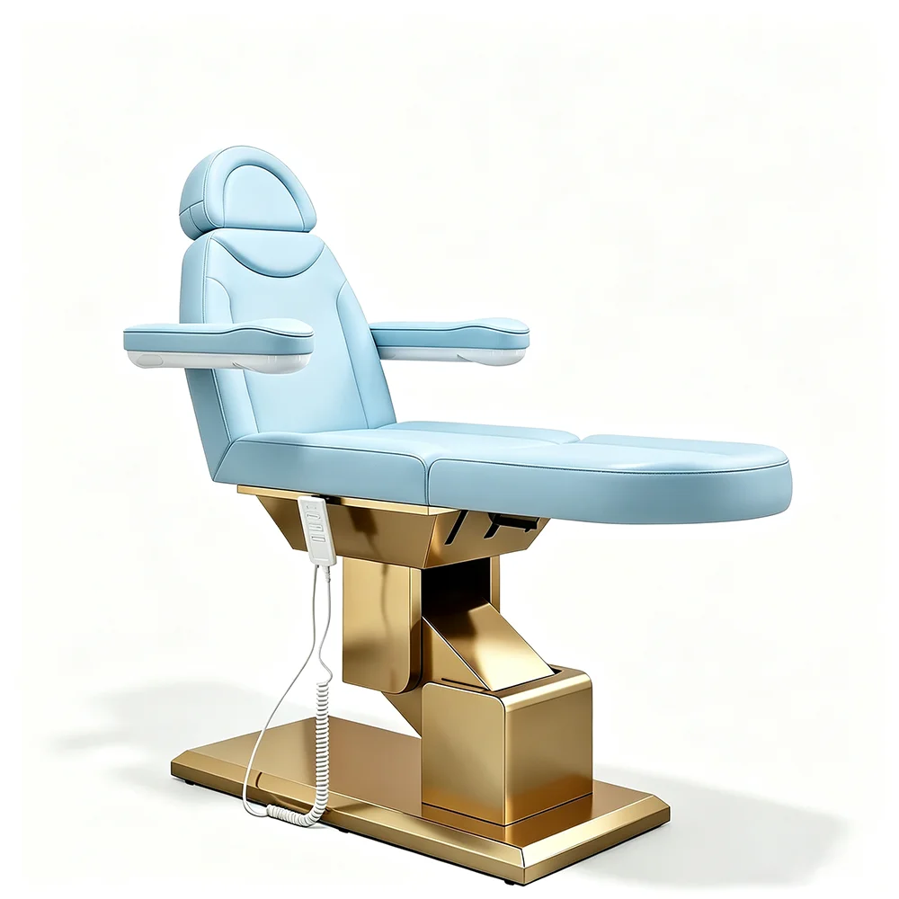 XinSheng Elektrisches Hebe-Schönheitspflegebett Verstellbarer Diagnosestuhl für Krankenhaus Klinik Gesundheits-SPA-Shop Sofa Leder-Möbel – Detail 19