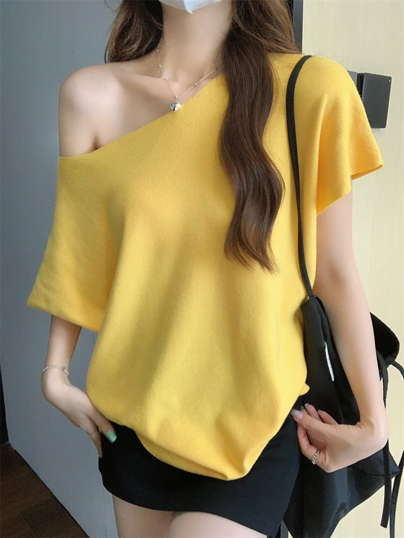 

Свитера Джемперы Пуловеры Женская мода Лиоцел Нижняя рубашка Полувысокий BF Y2K Женская работа для поездок на работу OL Ежедневный базовый слой