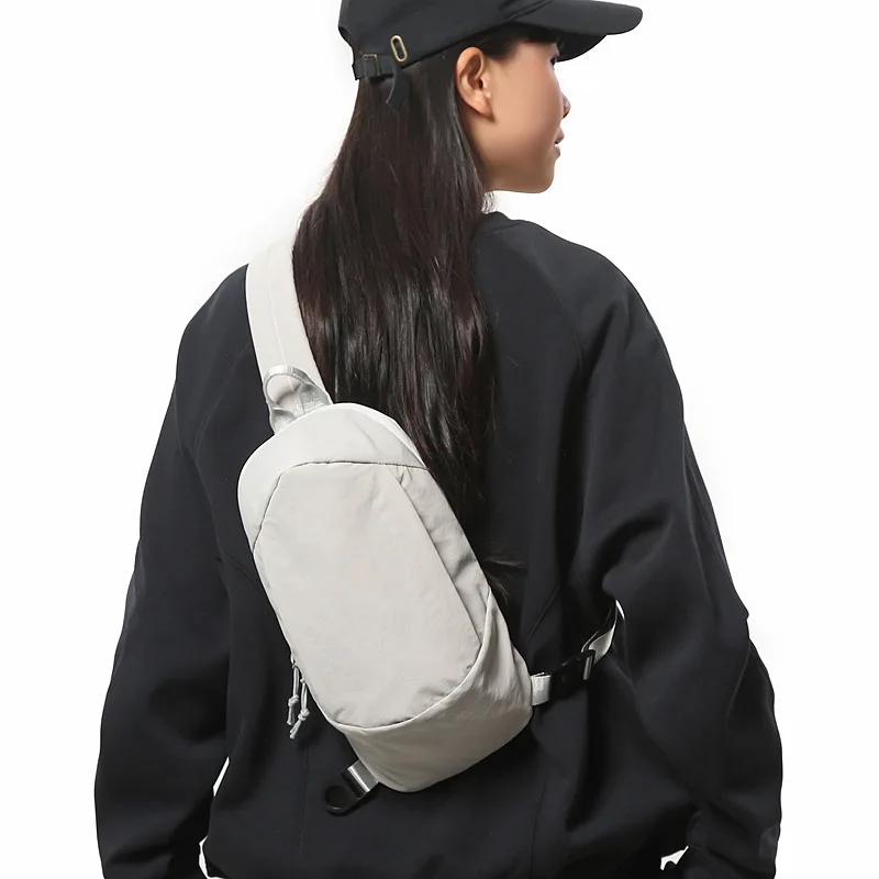 

Outdoor Sports Portable Women Shoulder Bags Light Multi-pocket Men's Crossbody Chest Bag Casual Nylon Waterproof Female Handbags