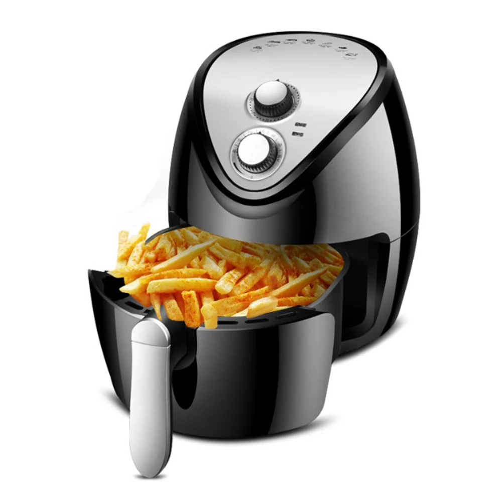 Air Fryer A New Generation of Smart Fume Free Household 1300W High Power 5.5L Large Capacity Electric Fryer French Fries Machine