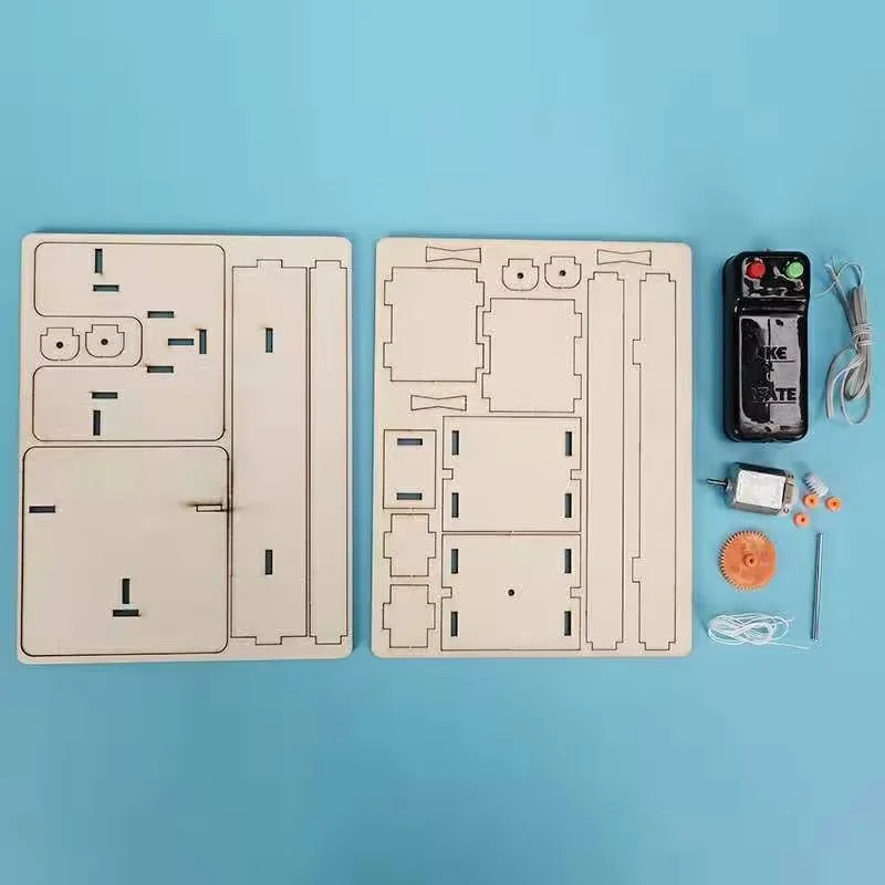 Kit Model Sains DIY untuk Anak-Anak - Mainan Edukasi Lift Buatan Sendiri Produksi Teknologi Skala Kecil Popularisasi